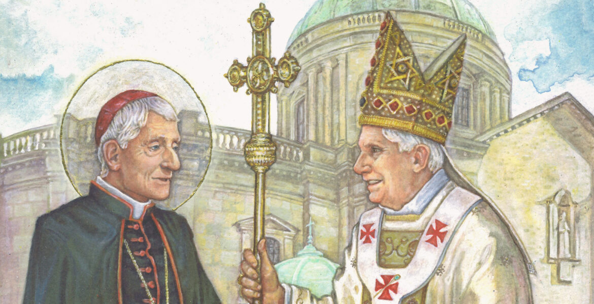 Benedict XVI meets Newman spiritually